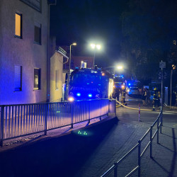 Wohnungsbrand mit Personenrettung